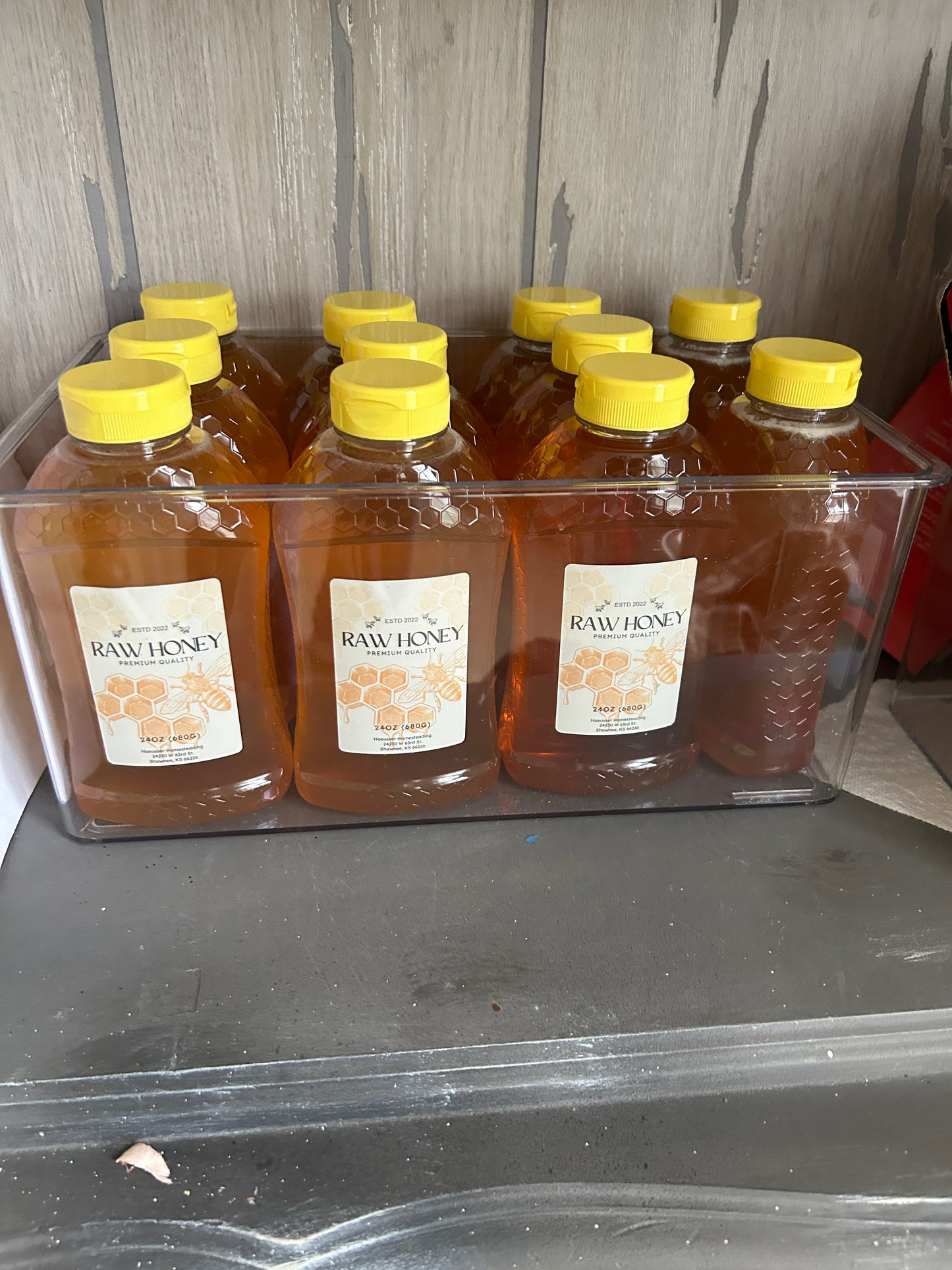 Raw Honey - 1.5lb bottle